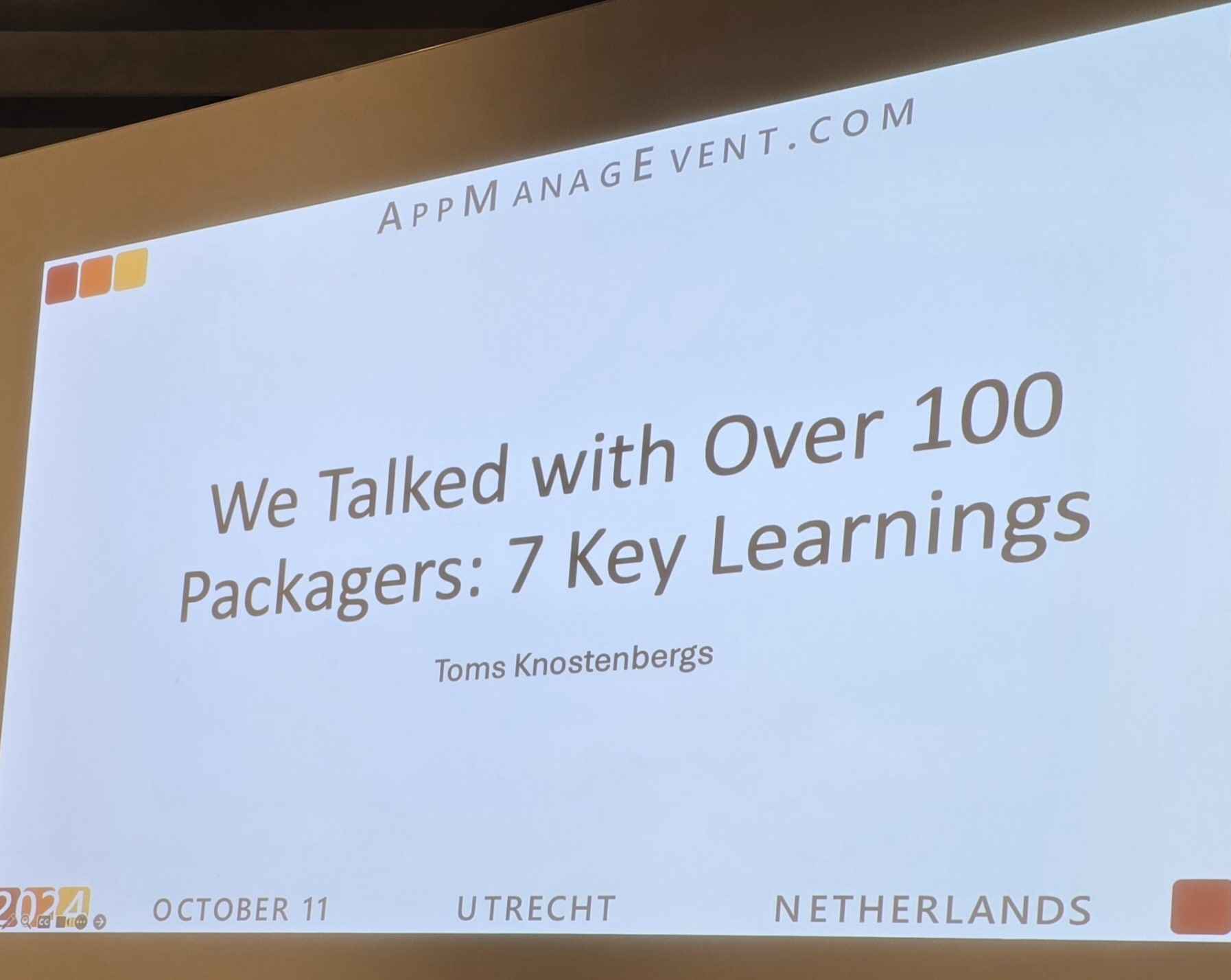 AppManagEvent 2024 - Master Packager