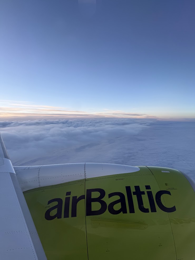 Flying home from AppManagEvent with airBaltic