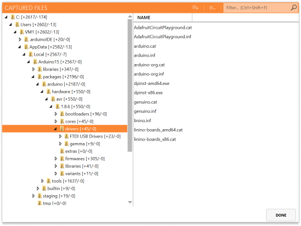Locating dpinst-amd64.exe for Arduino IDE in Master Repackager