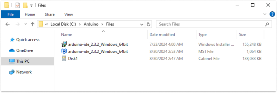Creating Arduino IDE PSADT package