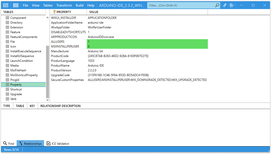 Set MSI to install from per-user to per-machine location