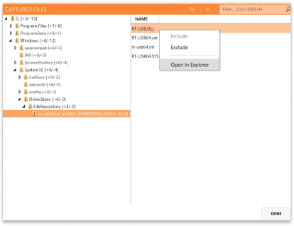 Locating driver files in Master Repackager