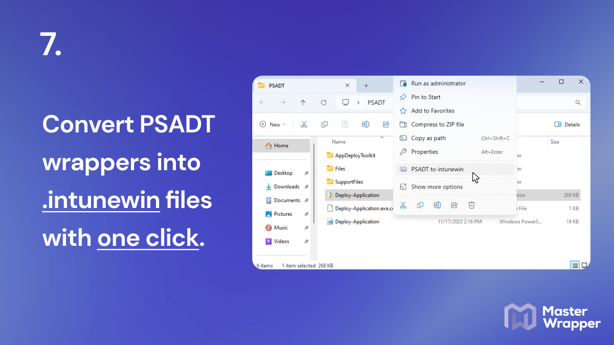 Master Wrapper PSADT to IntuneWin feature
